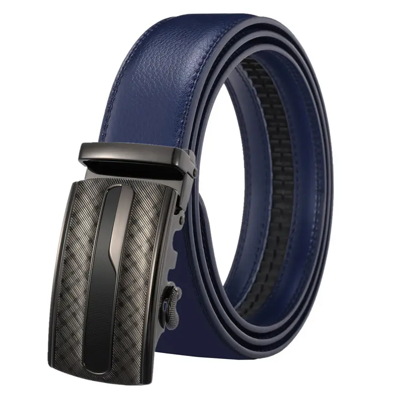 new fashion buckle Men's Automatic belt factory split cow Leather Belts for men wholesale