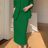 Ventes en gros de costumes pour femmes de haute qualité, tailles S-3XL, vestes, chemisiers et robes longues, ensemble de deux pièces pour les fêtes, le bureau, la robe de soirée