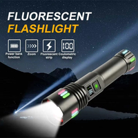Lampe de poche main LED torche Flash lumière extérieure 1000 Lumen étanche LED Zoomable tactique Linterna lampe de poche