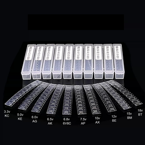 10-waarde Patch Tvs Transient Onderdrukking Klem Diode Set Smbj3.3/5.0/6.0/7.5/6.5/6.8/10/12/15/<span class=keywords><strong>Ca</strong></span> - Product Image 2