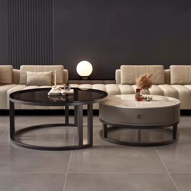 Noir avec dessus en verre