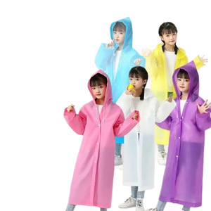 Eva Raincoat Thickened Transparent Adult Unisex Travel Rainwear Poncho - Product Image 5
