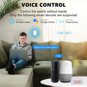 Interruptor Inteligente para Cortinas Graffiti Wifi 2.4Ghz, Control por Aplicación, Voz, Alexa, Google Home, Temporizador Remoto, Protección Contra Sobrecargas - Product Image 2
