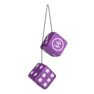 Vente chaude personnalisé en peluche pendentif floue dés en peluche douce dés en peluche jouets en peluche commande urgente - Product Image 2