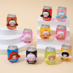 Stereo-SP Lucite llavero colgante Linda decoración de coche con efecto luminoso puede joyería accesorios de resina bolsa ciega cuentas sueltas - Product Image 4