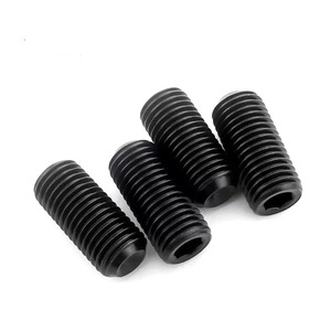 Tornillos de Cabeza Hexagonal Plana Xihao M3 M4 M5 M6 M8 M10 M12 Clase C 8.8, Acero al Carbono Medio, Oxidación y Ennegrecimiento - Product Image 3