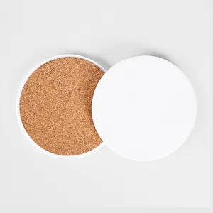 Drink Coaster Blanks Sublimation Keramik-Untersetzer Weiße Keramik-Untersetzer