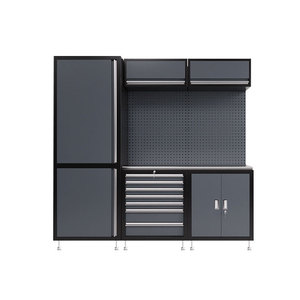 Customizable Modular <b>Heavy</b>-<b>duty</b> Steel Garage Workstation Workshop Tool Cabinet <b>Storage</b> Workbench Cabinet <b>With</b> OEM Support - Product Image 1