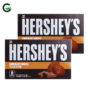 วาฟเฟิลกรอบ Hershey พร้อมครีมช็อกโกแลตชีสรสผลไม้รสหวานขนมสำนักงานนำเข้าจากเกาหลี - Product Image 2