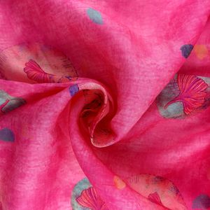 Chất Lượng Cao 100% Ramie Linen Vải Màu Sáng In Mô Hình Cho Mùa Hè Cô Gái 'Dresses Và Váy Không Có Moq - Product Image 2