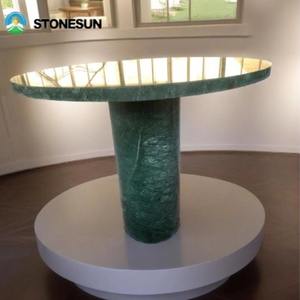 StoneSun, <span class=keywords><strong>mesa</strong></span> de comedor de mármol verde única, muebles de comedor modernos, piedra de mármol Alpi Verde para <span class=keywords><strong>mesa</strong></span> de comedor, <span class=keywords><strong>Mesa</strong></span> <span class=keywords><strong>Marmol</strong></span> - Product Image 3