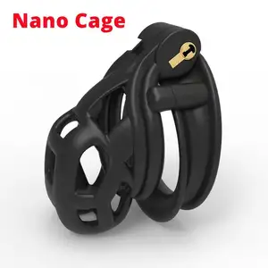 Wholesale Resin 3D Print Chastity Cage For Men Sex Toy For Male Cock Cage Lock For Gay Male Chastity Device