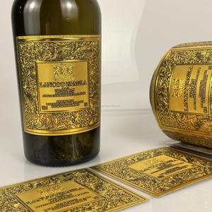 High Quality Metal <b>Label</b> Custom Private Logo Sticker Embossed Printing Candle Perfume Bottle <b>Label</b> for <b>Gift</b> & Perfume & Cosmetic - Product Image 6