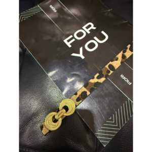 เข็มขัดผู้หญิงแบบหัวเข็มขัดสองง่าม Fiori โลหะผสมสไตล์โบฮีเมียน เครื่องประดับแฟชั่นโลหะชุบ - Product Image 3