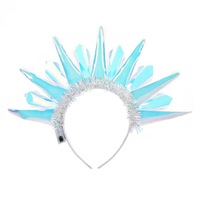 Serre-tête LED Lumineux Clignotant Multicolore Durable en Plastique Moderne, Bandeau Tiara Attrayant pour Mariage, Anniversaire, Déguisement
