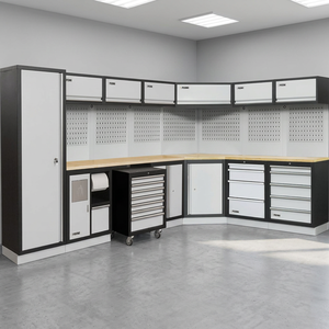 Meubles de bureau modulaires Fervi A007H Étagères de garage - 3500x2250x2000mm 540kg Solution de stockage robuste - Product Image 2