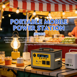 Générateur solaire portable 600w 800w 1000w 1200w, station d'alimentation, batterie au lithium Lifepo4 avec panneaux solaires - Product Image 2