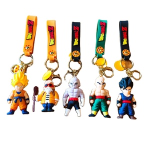 Vente en gros Porte-clés Anime <span class=keywords><strong>Dragon</strong></span> Mignon Boule Porte-clés Caoutchouc Mignon Porte-clés en silicone - Product Image 4