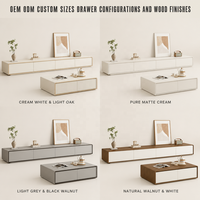 Ensemble de meubles en bois de luxe moderne pour salon, meuble TV, armoire de rangement latérale, table basse, chambre, salle à manger, hôtel, appartement