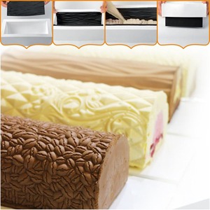 Moule à gâteau suisse en <span class=keywords><strong>silicone</strong></span>, grand moule en forme de bûche de Noël, <span class=keywords><strong>tapis</strong></span> en <span class=keywords><strong>silicone</strong></span> pour fondant, moules à dentelle en relief - Product Image 5