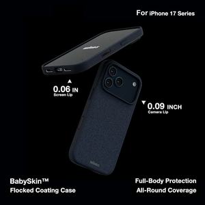 Étui de téléphone pour bébé Laudtec, coque arrière en TPU et PC, couleur unie magnétique, vente en gros OEM/ODM pour iPhone Air 17 Pro Max Sjk1117 - Product Image 5