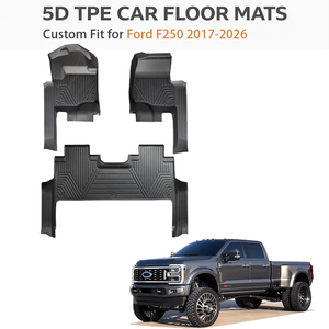 Alfombrillas de TPE para Ford F250 LHD 2017-2026, Ajuste Personalizado, Resistentes al Agua, para Todo Clima, Alfombrillas de Alta Resistencia, OEM - Product Image 1