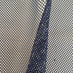 100% переработанная полиэфирная прочная сетчатая ткань, дышащая жесткая вязка для сумок, палаток, полотенец, черного цвета - Product Image 4