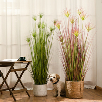 Plante artificielle en roseau pour sol, Bonsaï 120-150cm, Écologique, Décoration d'Intérieur/Extérieur pour Thanksgiving