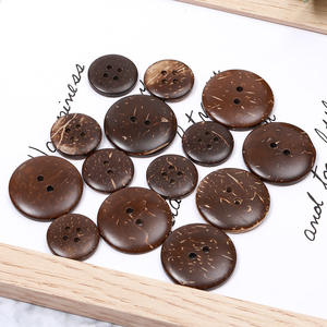 กระดุมเปลือกมะพร้าวทรงกลม ลายสอง<span class=keywords><strong>ตา</strong></span>และสี่<span class=keywords><strong>ตา</strong></span> สำหรับงาน DIY ขายส่งจากจีน - Product Image 2