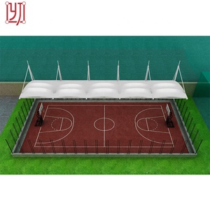 Cao độ bền kéo sân vận động bìa màng cấu trúc xây dựng sân bóng rổ - Product Image 1