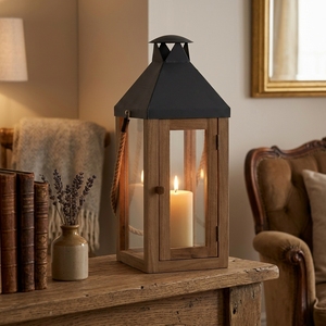 <b>Candle</b> Guffon <b>Small</b> Type <b>candle</b> holder in an elegant brown-grey color adds rustic charm and timeless warmth to any room. - Product Image 3