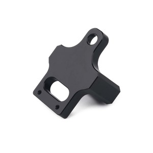 Support de montage de vanne solénoïde en aluminium noir pour contrôleur de suralimentation Mac AEM 48x65mm - Product Image 2