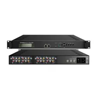 Penerima Dekoder Headend IPTV, Pengurai Sandi IP Ke AV 8 In 1, Konverter Video IP ASI