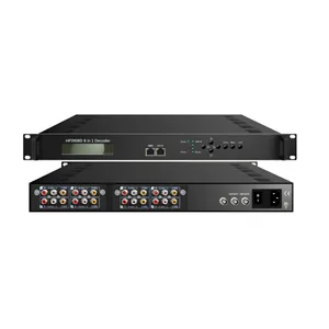 IPTV 8 in 1 IP analog CVBS 8 port dekoder IP AV ASI dönüştürücü dekoder