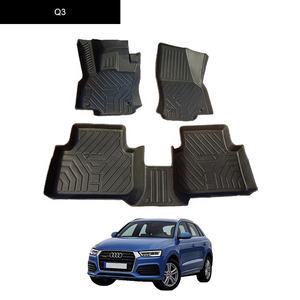 Commercio all'ingrosso impermeabile accessori interni per auto stuoie facili da pulire antiscivolo 3D TPE auto tappetino uso per <span class=keywords><strong>AUDI</strong></span> <span class=keywords><strong>Q3</strong></span> - Product Image 1