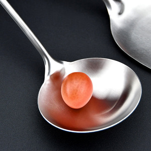 Spatule en acier inoxydable épaissie, cuillère à frire en fer, ustensile de cuisine ajouré, robuste et résistant aux hautes températures - Product Image 1