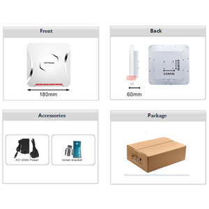 Dài phạm vi UHF RFID <span class=keywords><strong>Reader</strong></span> & Writer 10 mét Antenna 865 ~ 868MHz xe kiểm soát truy cập wg26/34 RS485/RS232 860-960MHz tần số - Product Image 6