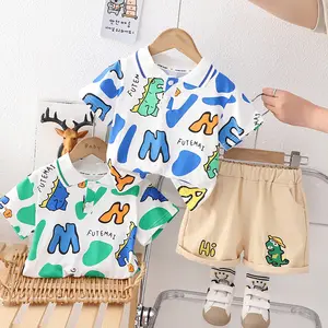 Feiming Wholesale Clothing Manufacturer Kid Boy Clothing Sets Summer Clothing Set of Online