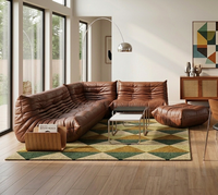Sofá de Cuero ATUNUS, Sofá Moderno para Lectura y Sala de Estar, Muebles Impermeables de Cuero para el Suelo, Sofá Verde de 1, 2 y 3 Plazas