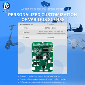 Mô-đun BMS cho 3S/4S/5S/6S/7S/8S/10S/13S/15S/16S/20S/24S Lithium-pin Ion LiFePO4, 12V/24V/36V/48V, với cân bằng hoạt động - Product Image 3