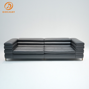 Sillón Reclinable Eléctrico Modular de Cuero Moderno y Minimalista <span class=keywords><strong>Mayfair</strong></span>, con Control Remoto, de Madera, para Pequeñas Villas, Apartamentos y <span class=keywords><strong>Hoteles</strong></span>, Personalizable - Product Image 3