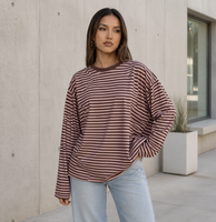 Sweat-shirt oversize tendance pour femme en nylon/coton, imprimé en 3D, anti-rides, style streetwear décontracté, col montant en maille