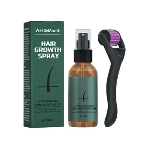 Facial Hair Growth Spray Set Nourishing Hydrating Spray Facial Hair Care Massage Thickening Lotion