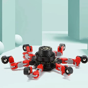 1 pièce Fidget Spinners Transformables, Jouets Sensoriels Anti-Stress, Gyroscopes de Doigt, Cadeaux de Fête pour TDAH, Autisme, Enfants et Adultes - Product Image 5