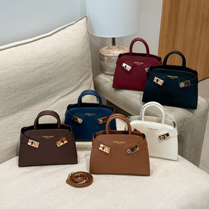 Borsa Tote da Donna Classica in Pelle PU con Manico Superiore <span class=keywords><strong>e</strong></span> Tracolla Staccabile, Borsa a Spalla Multicolore di <span class=keywords><strong>Design</strong></span> alla <span class=keywords><strong>Moda</strong></span> per l'Uso Quotidiano - Product Image 1