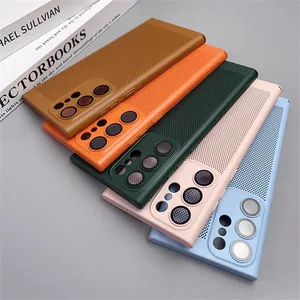 Funda Transpirable con Disipación de Calor para <span class=keywords><strong>Samsung</strong></span> S25 S24 S23 S22 S21 S20 FE <span class=keywords><strong>Note</strong></span> 20 Ultra <span class=keywords><strong>10</strong></span> <span class=keywords><strong>Plus</strong></span>, Resistente a Impactos, Refrigerante, Carcasa Rígida - Product Image 4