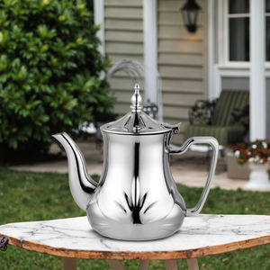 <span class=keywords><strong>Théière</strong></span> et cafetière en acier inoxydable 201 de style marocain vintage, fait main, décorative, style turc et arabe, bouilloire - Product Image 4