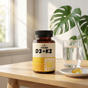 OEM/ODM Aegelwell Vitamine <span class=keywords><strong>D3</strong></span> + <span class=keywords><strong>K2</strong></span> <span class=keywords><strong>5000</strong></span> UI Gélules Molles <span class=keywords><strong>D3</strong></span> <span class=keywords><strong>K2</strong></span> Supplément MK-7 <span class=keywords><strong>K2</strong></span> à base d'huile de coco pour le soutien des os et du cœur - Product Image 4