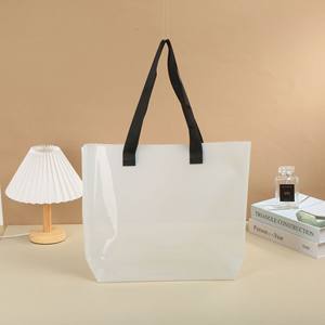 Bolsa de Compras de PVC Transparente Personalizada con Logotipo a Color, de Alta Calidad, para Viajes, para Mujer, Plegable, Tamaño Mediano, Regalo Promocional - Product Image 2