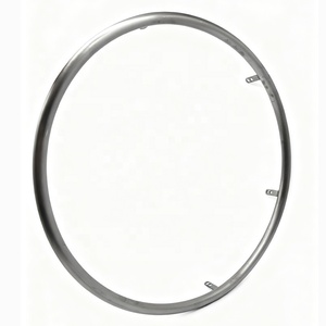 24인치 19mm 튜브형 경량 T1 티타늄 합금 핸드림 6탭 휠체어 핸드림 (24인치 휠체어 부품용) - Product Image 1